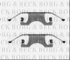 BORG & BECK BBK1374 Accessory Kit, disc brake pads